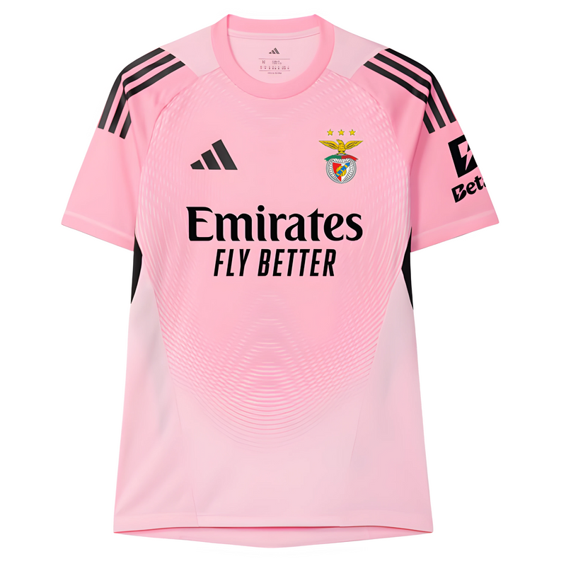 Maillot SL Benfica Goleiro Rosa 25/26 Supporter