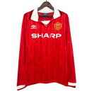 Maillot Manchester United I 92/94 Rétro Manches Longues