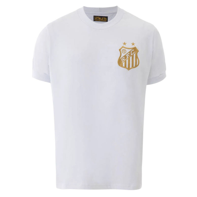 Maillot Santos Pelé Mil Gols Branca 25/26 Supporter