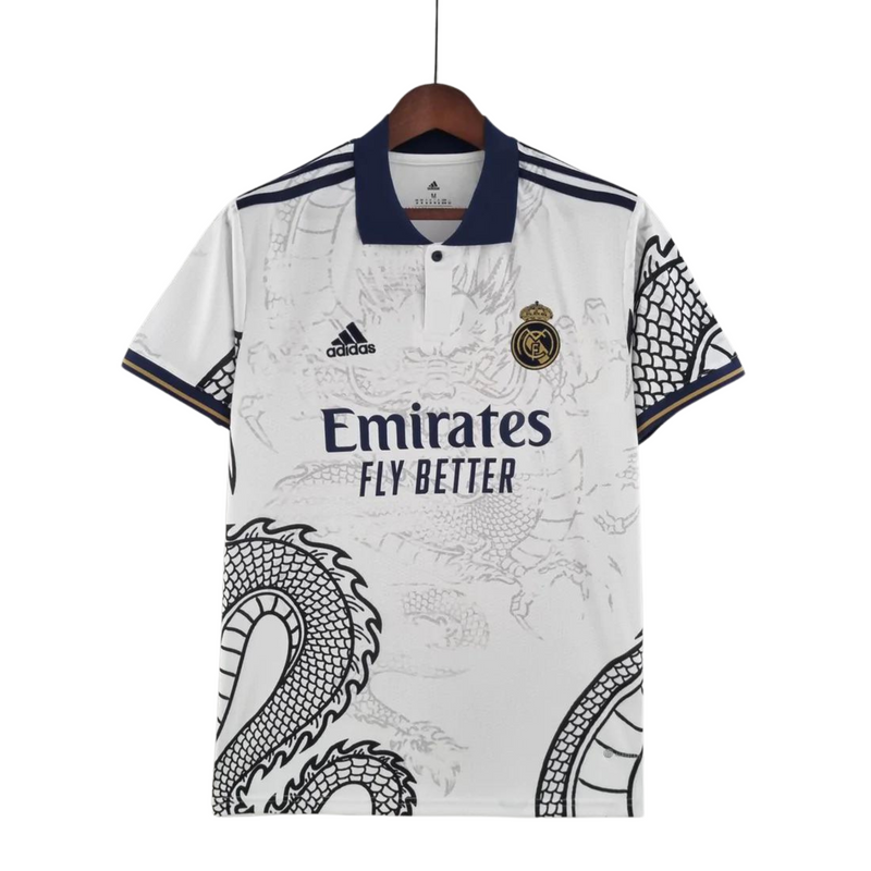 Maillot Real Madrid Spécial Dragão Branca 25/26 Supporter