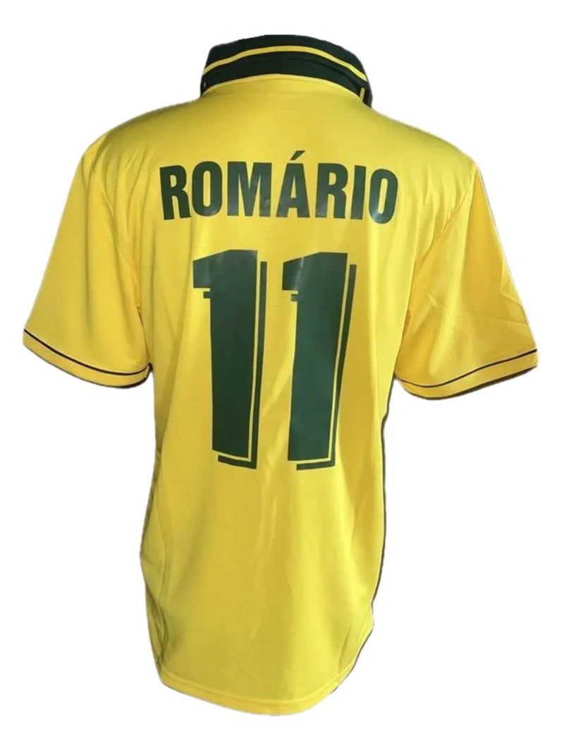 Brésil 1994 I Domicile Maillot Retro - Romario