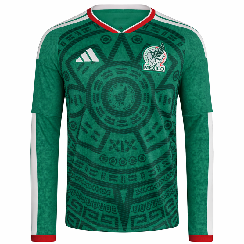 Mexique 26/27 Domicile Maillot - Long Sleeve