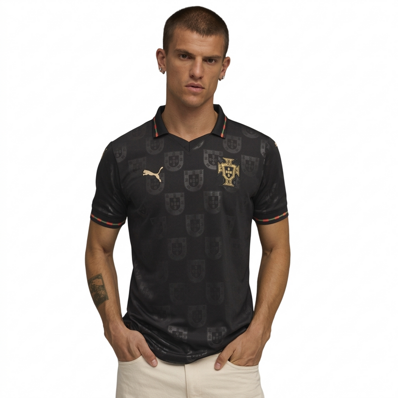 Portugal World Cup 2026/27 Black Panther - Version Joueur | Livraison Gratuite + Porte-clés Offert