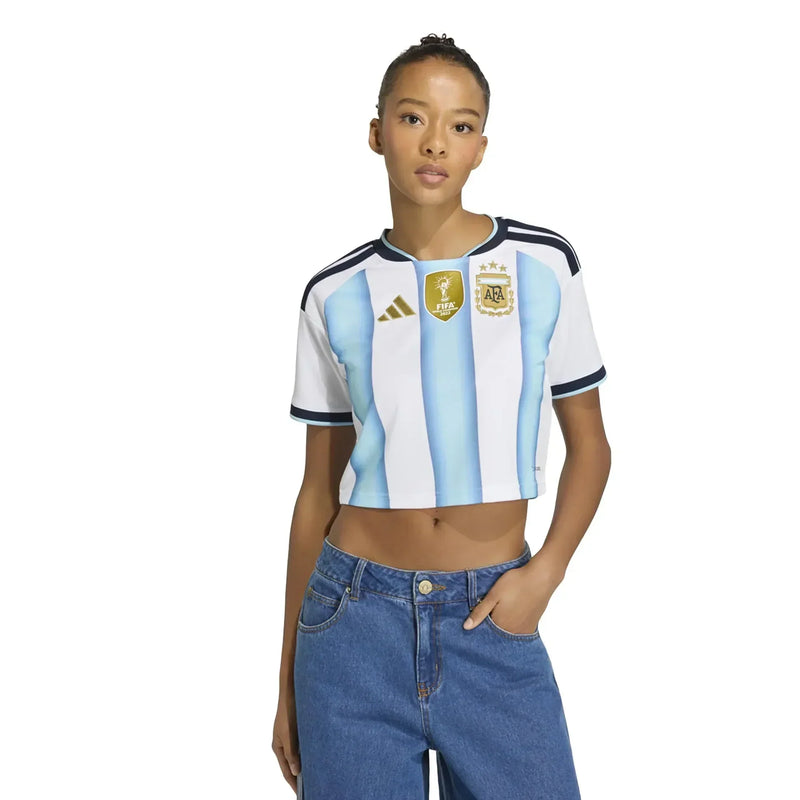 Crop Top Argentine 2026 Domicile | Livraison Gratuite + Porte-clés Offert