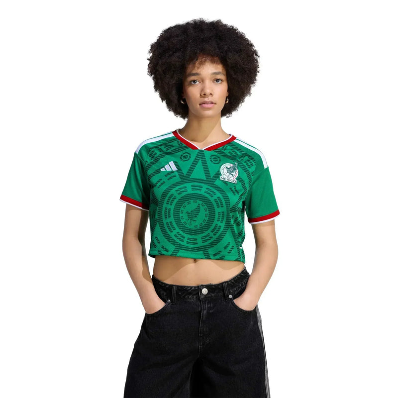 Crop Top Mexique 2026 Domicile | Livraison Gratuite + Porte-clés Offert