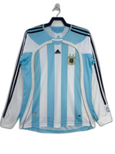Argentine 06/07 I Domicile Maillot - Long Sleeve Version Rétro | Livraison Gratuite + Porte-clés Offert