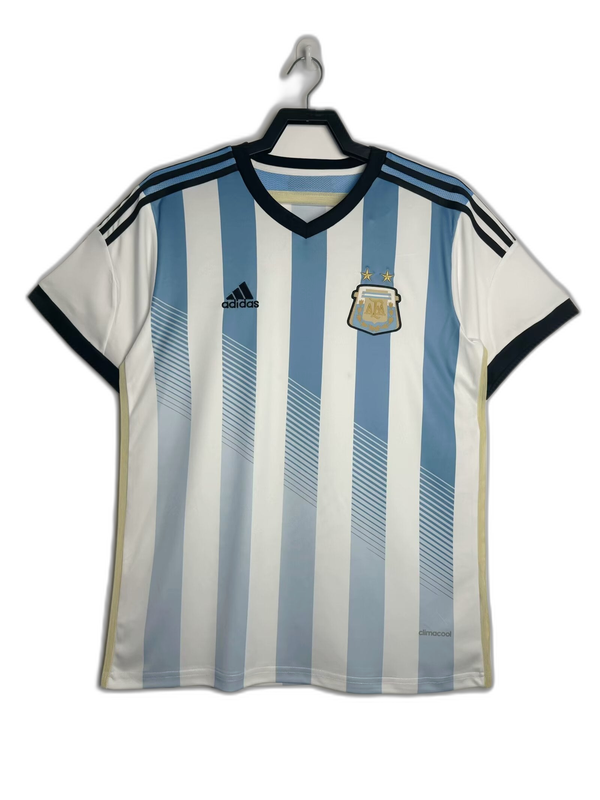 Argentine 2014 I Domicile Maillot - Version Rétro | Livraison Gratuite + Porte-clés Offert