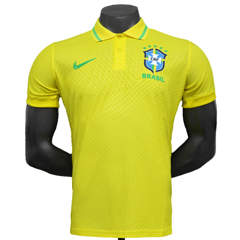 Brésil 25/26 Polo Edition Maillot - Yellow - Version Joueur | Livraison Gratuite + Porte-clés Offert