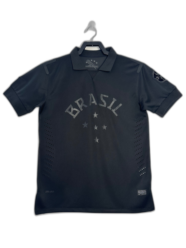 Brésil 13/14 Black Maillot - Version Rétro | Livraison Gratuite + Porte-clés Offert