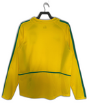 Brésil 2002 I Domicile Maillot - Long Sleeve Version Rétro | Livraison Gratuite + Porte-clés Offert