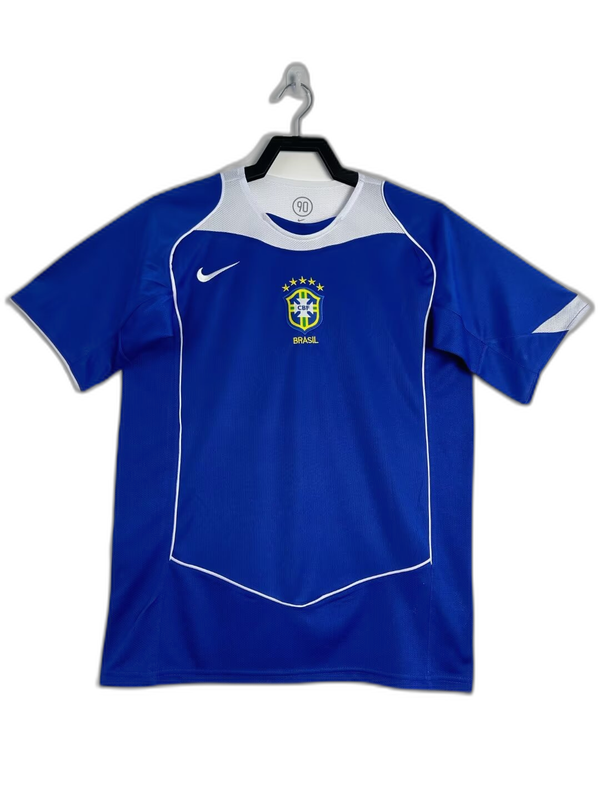 Brésil 2004 II Extérieur Maillot - Version Rétro | Livraison Gratuite + Porte-clés Offert