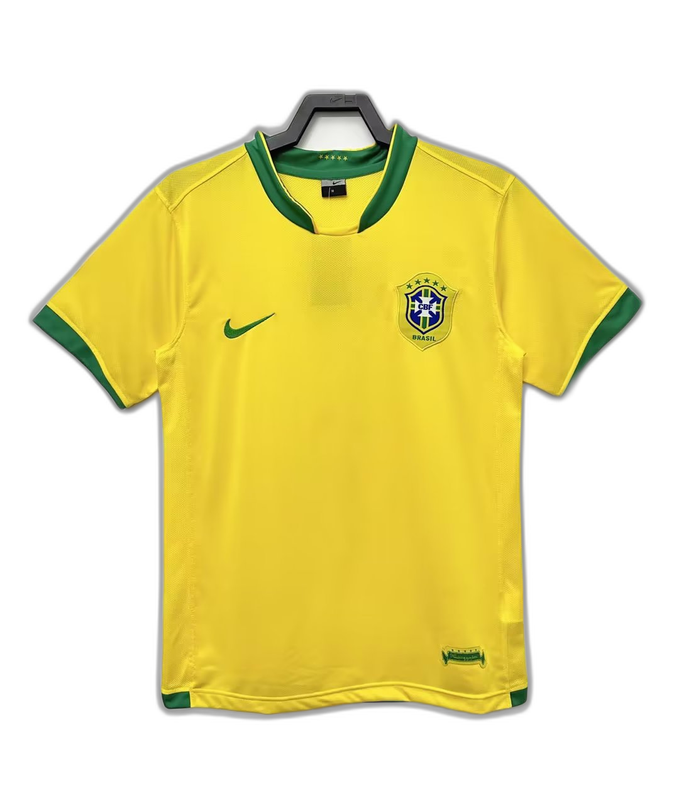 Brésil 2006 I Domicile Maillot - Version Rétro | Livraison Gratuite + Porte-clés Offert