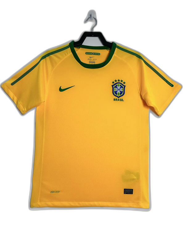 Brésil 2010 I Domicile Maillot - Version Rétro | Livraison Gratuite + Porte-clés Offert