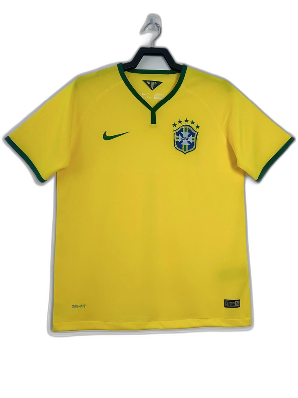 Brésil 2014 I Domicile Maillot - Version Rétro | Livraison Gratuite + Porte-clés Offert