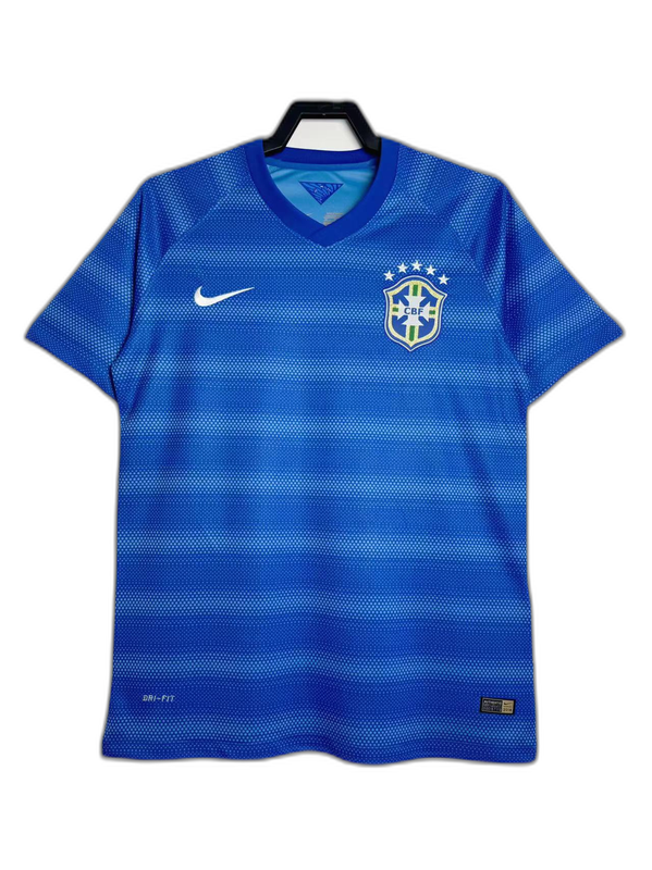 Brésil 2014 II Extérieur Maillot - Version Rétro | Livraison Gratuite + Porte-clés Offert