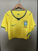 Crop Top Brasil Femme - Version Supporter Brasil | Livraison Gratuite + Porte-clés Offert