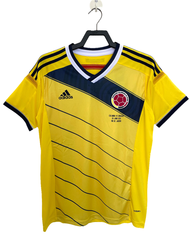 Colombie 2014 I Domicile Maillot - Version Rétro | Livraison Gratuite + Porte-clés Offert