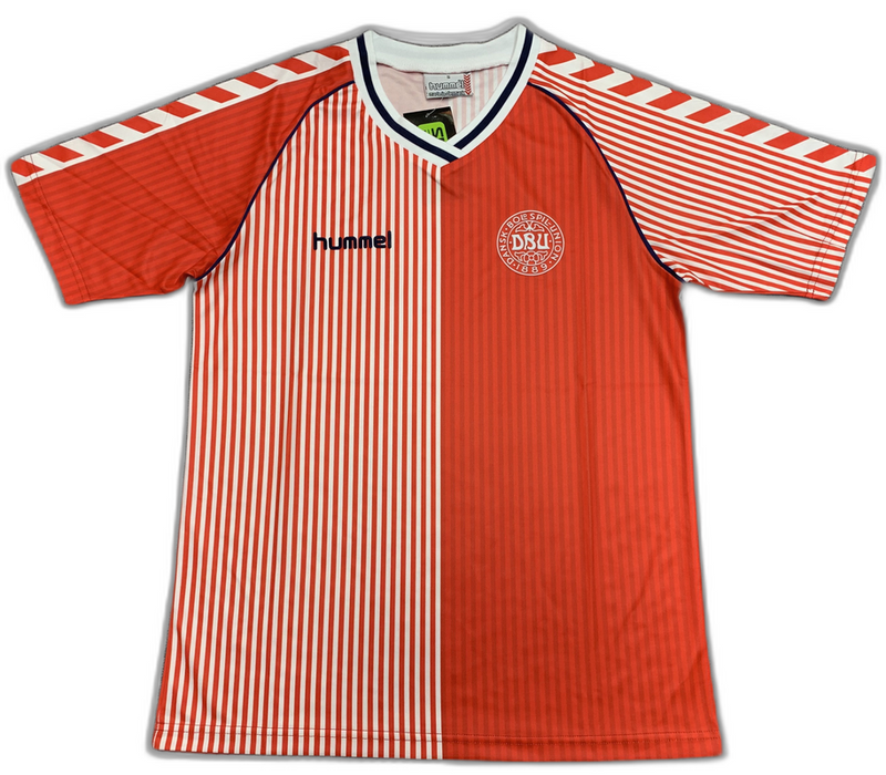 Danemark 1986 I Domicile Maillot - Version Rétro | Livraison Gratuite + Porte-clés Offert