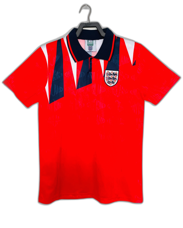 Angleterre 1992 II Extérieur Maillot - Version Rétro | Livraison Gratuite + Porte-clés Offert