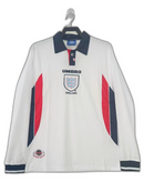 Angleterre 1998 I Domicile Maillot - Long Sleeve Version Rétro | Livraison Gratuite + Porte-clés Offert