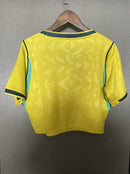 Crop Top Brasil Femme - Version Supporter Brasil | Livraison Gratuite + Porte-clés Offert