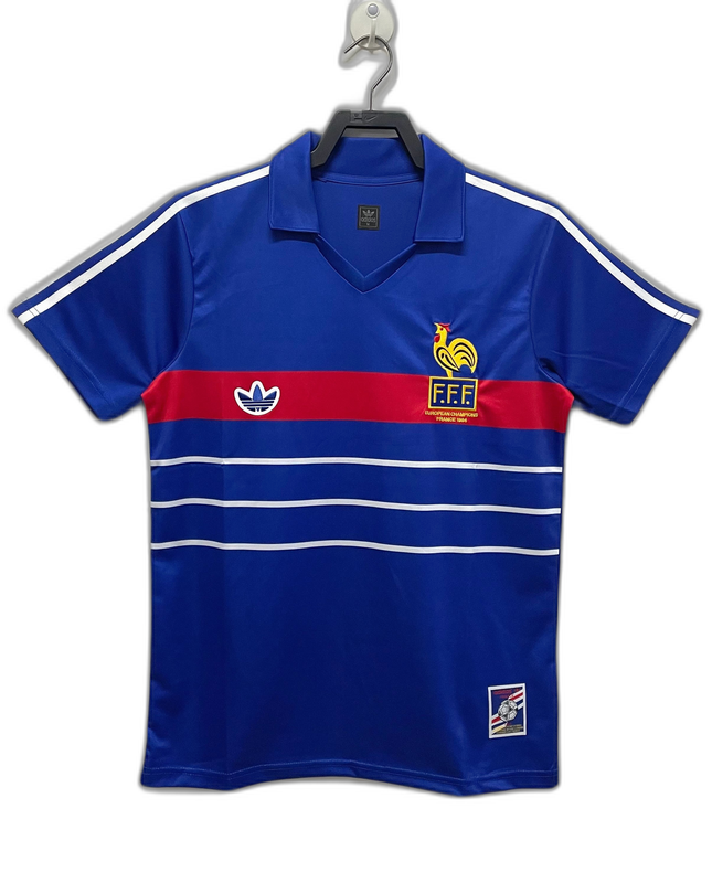 France 1984 I Domicile Maillot - Version Rétro | Livraison Gratuite + Porte-clés Offert