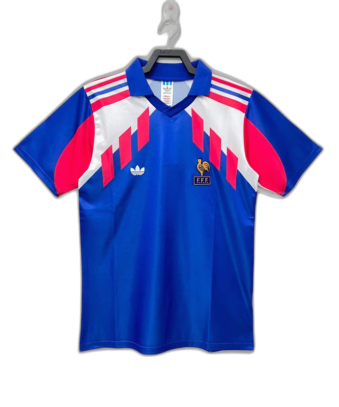 France 1990 World Cup I Domicile Maillot - Version Rétro | Livraison Gratuite + Porte-clés Offert