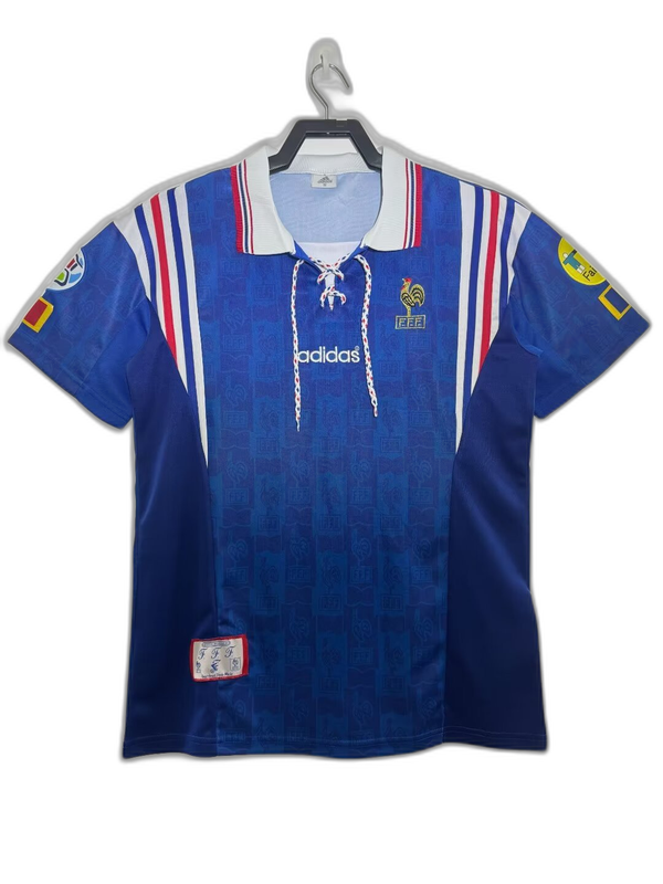France 1996 I Domicile Maillot - Version Rétro | Livraison Gratuite + Porte-clés Offert