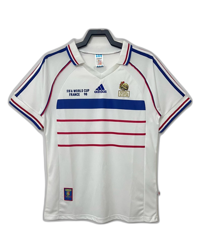 France 1998 II Extérieur Maillot - Version Rétro | Livraison Gratuite + Porte-clés Offert