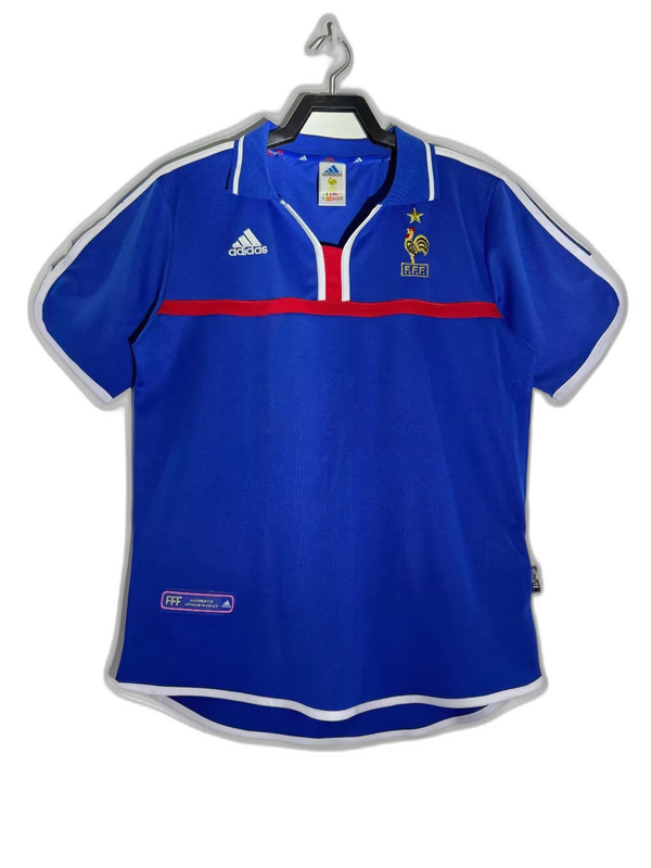 France 2000 I Domicile Maillot - Version Rétro | Livraison Gratuite + Porte-clés Offert