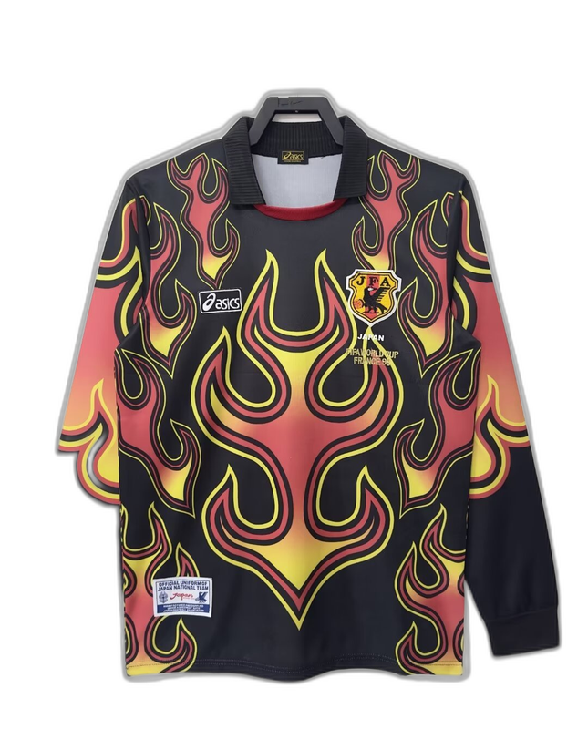 Japon 1998 Goalkeeper Maillot - Long Sleeve Version Rétro | Livraison Gratuite + Porte-clés Offert