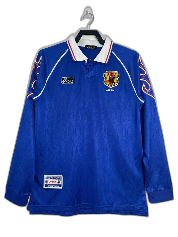 Japon 1998 I Domicile Maillot - Long Sleeve Version Rétro | Livraison Gratuite + Porte-clés Offert