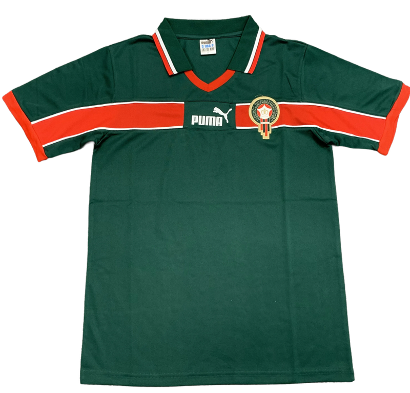 Morocco 1998 I Domicile Maillot - Version Rétro | Livraison Gratuite + Porte-clés Offert