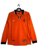 Pays-Bas 1998 I Domicile Maillot - Long Sleeve Version Rétro | Livraison Gratuite + Porte-clés Offert