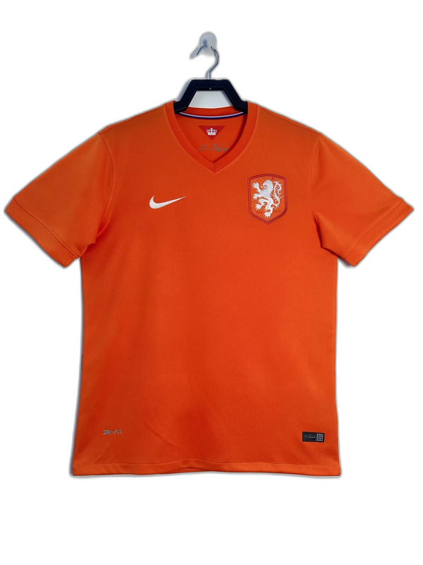 Pays-Bas 2014 I Domicile Maillot - Version Rétro | Livraison Gratuite + Porte-clés Offert