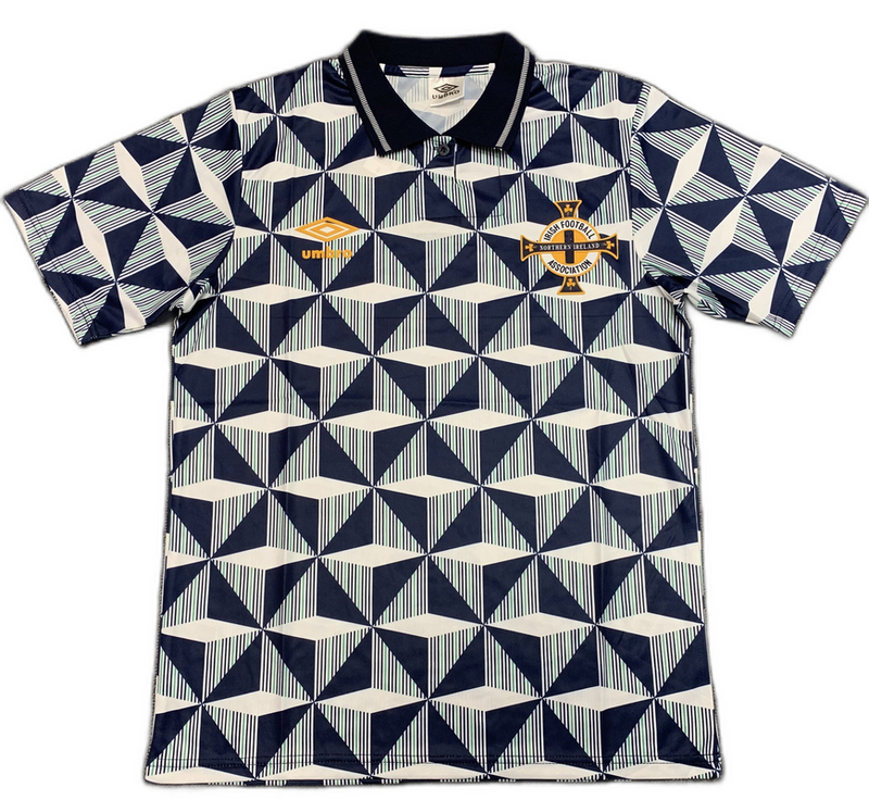 Irlande du Nord 90/93 II Extérieur Maillot - Version Rétro | Livraison Gratuite + Porte-clés Offert