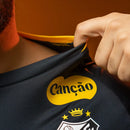 Santos Training 2025 All Sponsors Black/Yellow - Maillot | Livraison Gratuite + Porte-clés Offert