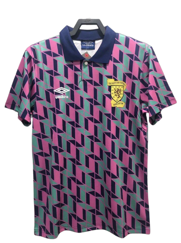Écosse 88/89 II Extérieur Maillot - Version Rétro | Livraison Gratuite + Porte-clés Offert