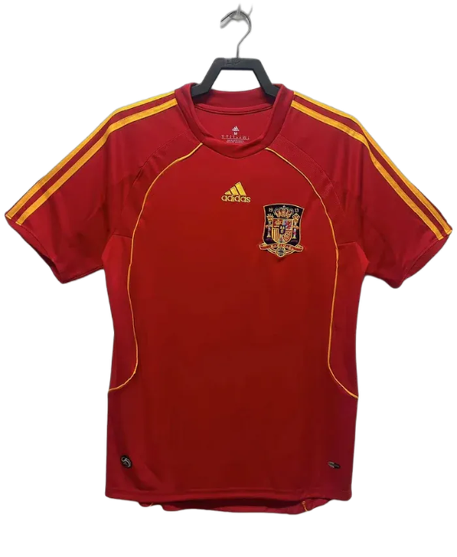 Espagne 2008 I Domicile Maillot - Version Rétro | Livraison Gratuite + Porte-clés Offert