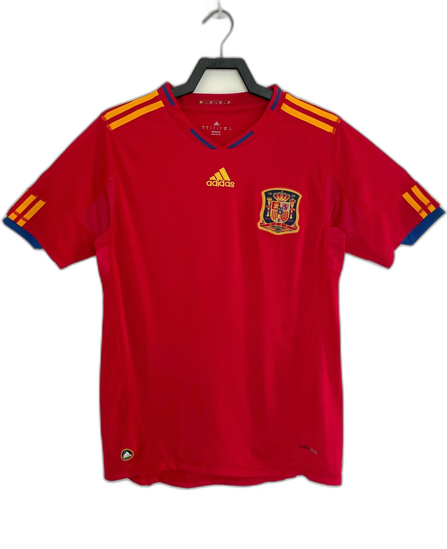 Espagne 2010 I Domicile Maillot - Version Rétro | Livraison Gratuite + Porte-clés Offert