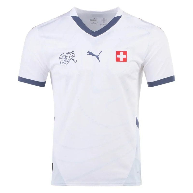 Suisse 24/25 II Extérieur Maillot - Version Supporter | Livraison Gratuite + Porte-clés Offert
